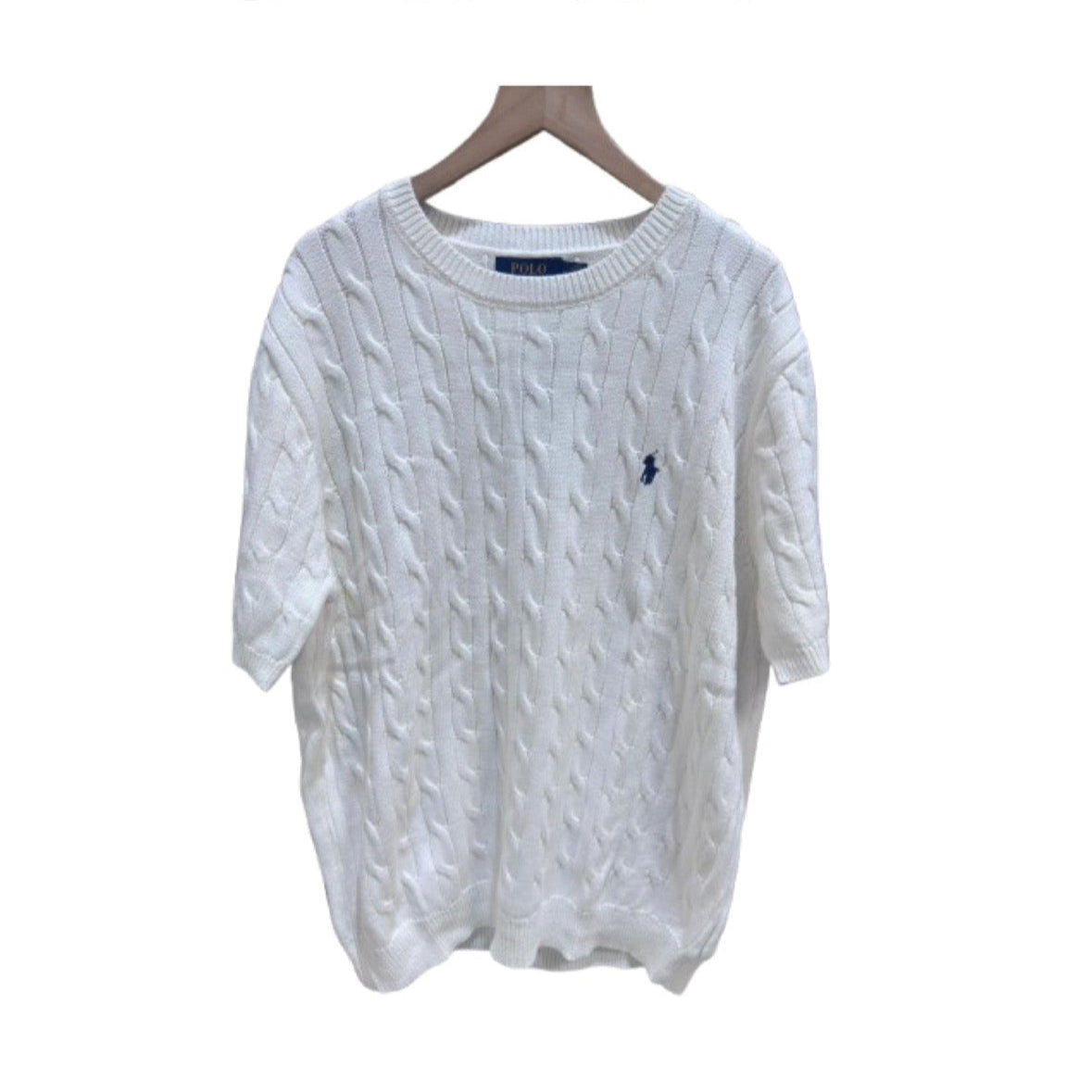KNITTED SHIRT SLEEVE SWEATER | UNISEX | RALPH LAUREN
