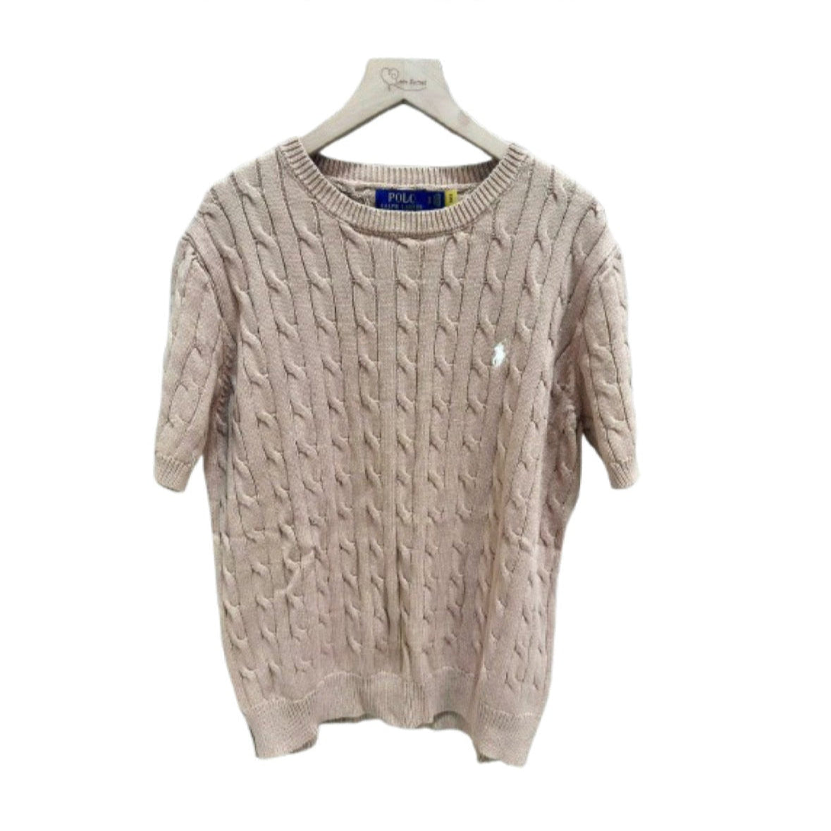 KNITTED SHIRT SLEEVE SWEATER | UNISEX | RALPH LAUREN