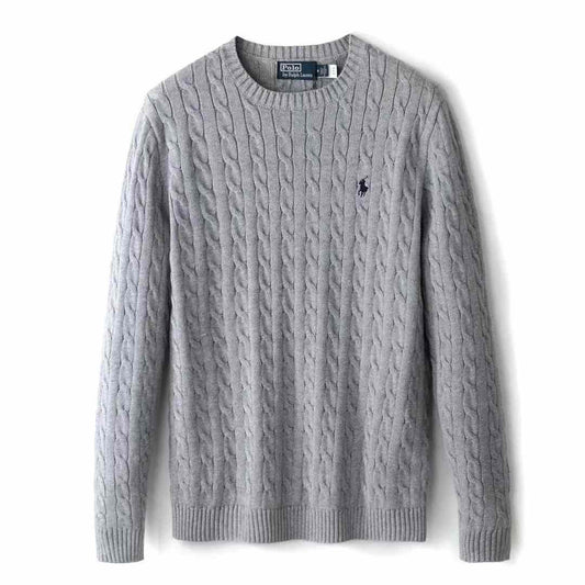 CABLE-KNIT COTTON JUMPER SWEATER - RALPH LAUREN