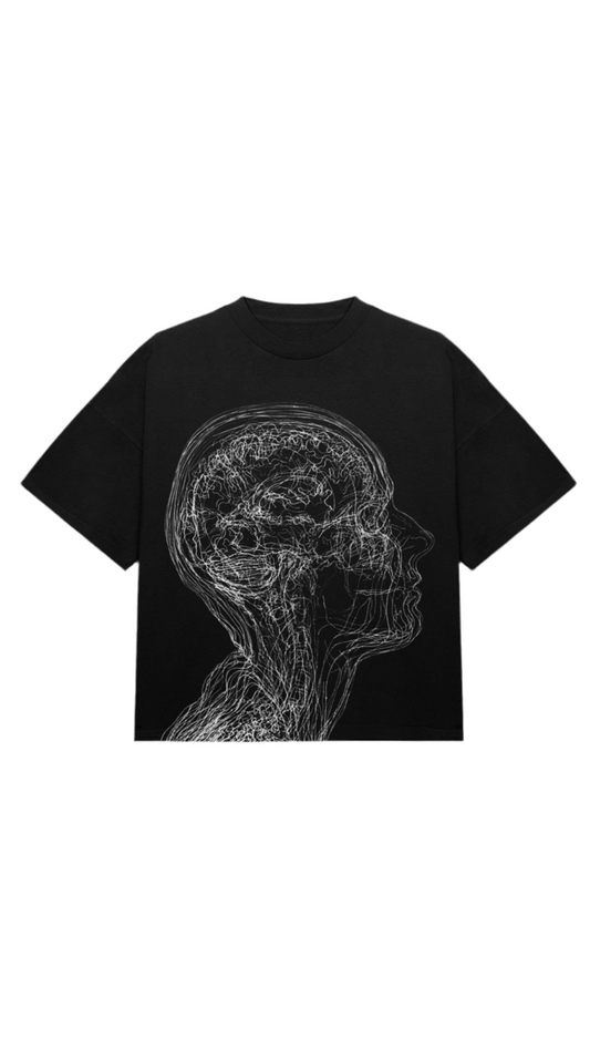 DUDS ATTIRE | SKULL BLACK TEE