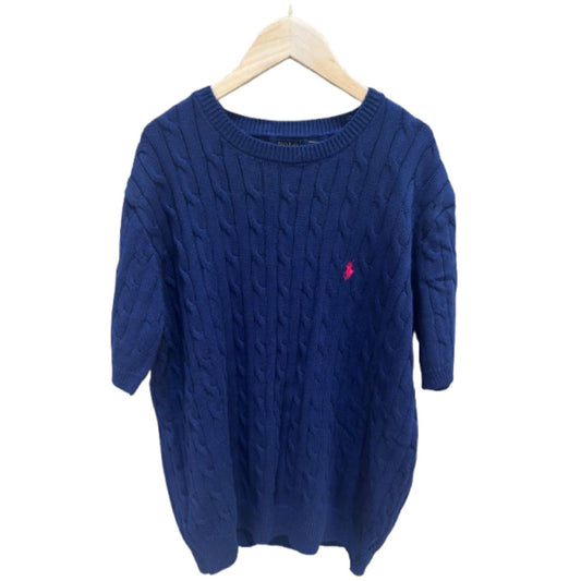 KNITTED SHIRT SLEEVE SWEATER | UNISEX | RALPH LAUREN
