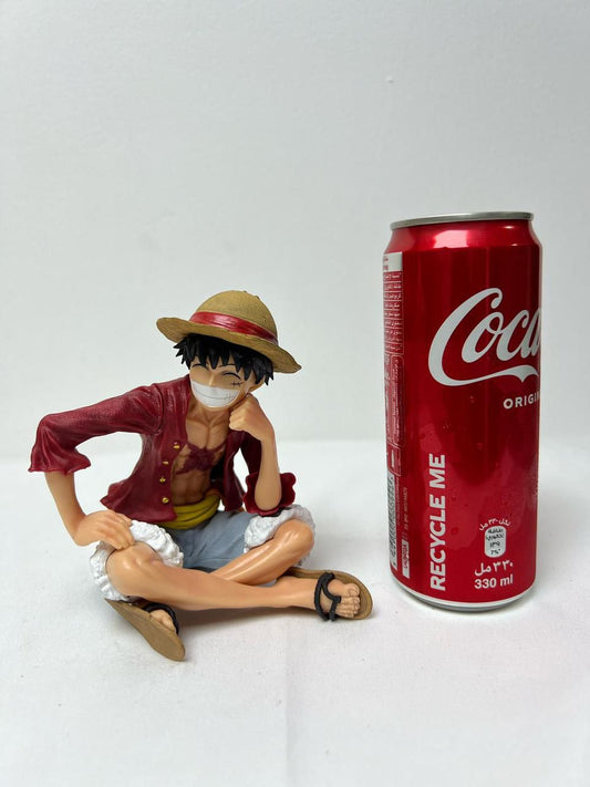 Monkey D.Luffy Smiling Face Sitting Action Figure