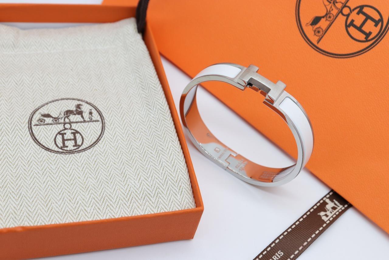 Hermes Bracelet White