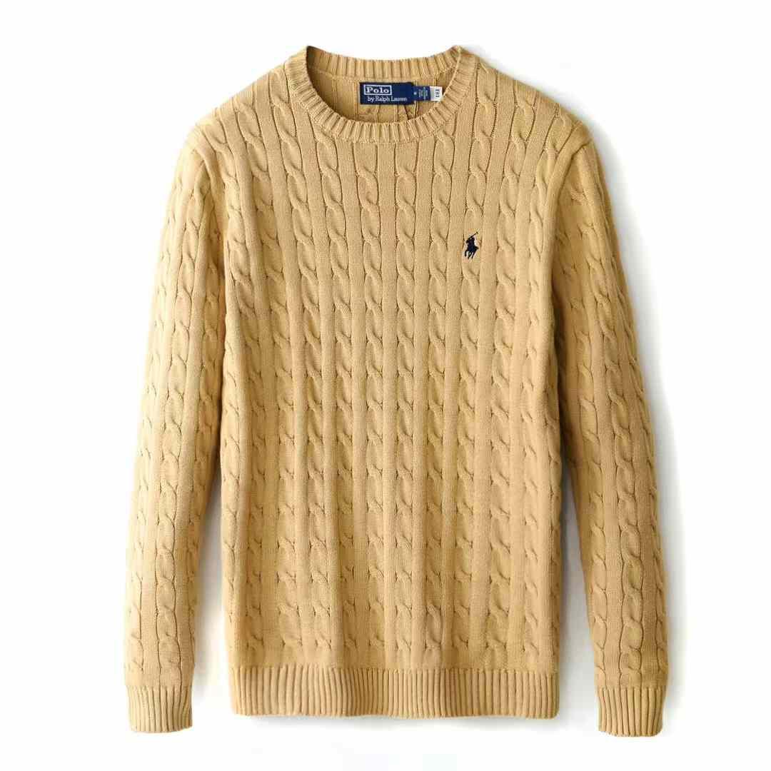 CABLE-KNIT COTTON JUMPER SWEATER - RALPH LAUREN