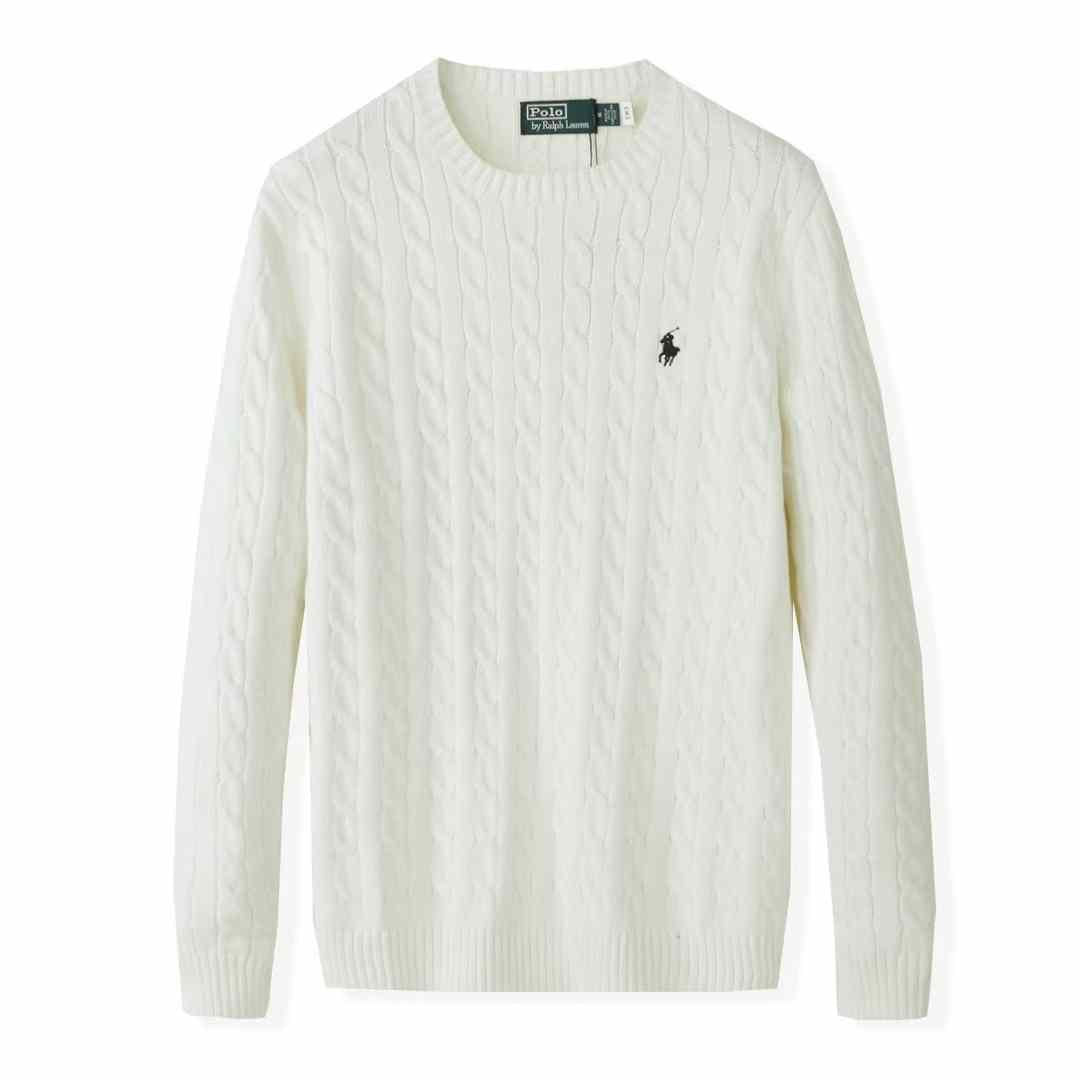 CABLE-KNIT COTTON JUMPER SWEATER - RALPH LAUREN