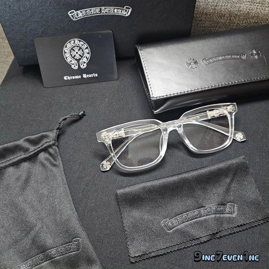 Chrome Heart Glasess Clear/Silver